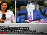 Expectativas ante posible retorno de Honduras a la OEA