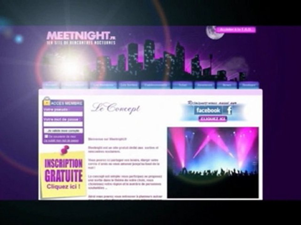 Le site des rencontres nocturnes : meetnight.fr