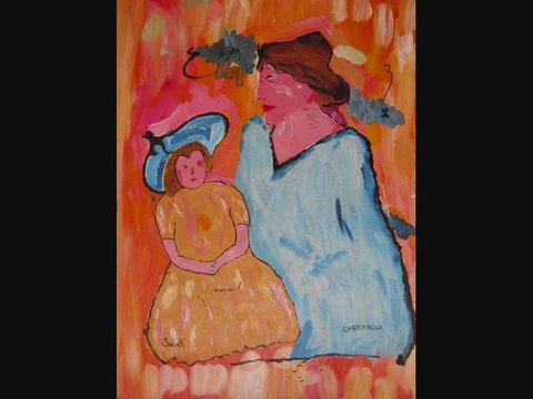 ** Je vous présente mes toiles *** sur une musique de ** CHERIF KHEDAM ***