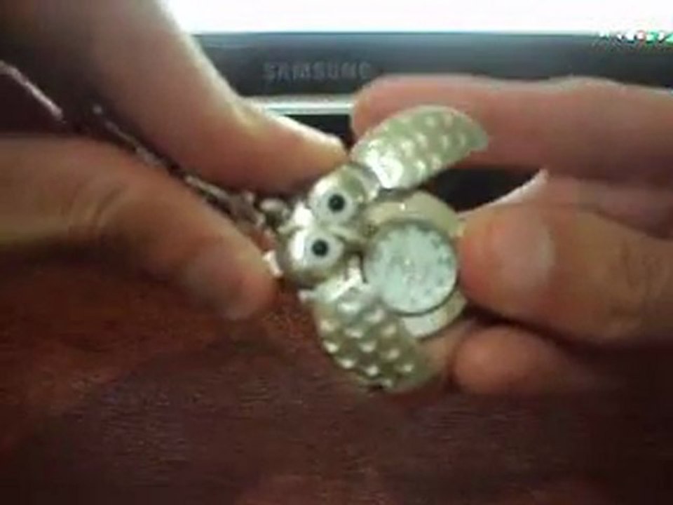 Silver Flip Open Owl Keychain Watch from Dealextreme - Infinity Reviews
