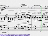 Serjeij Rachmaninoff's Vocalise Op.34 No. 14, Violin and Piano Sheet Music - Video Score