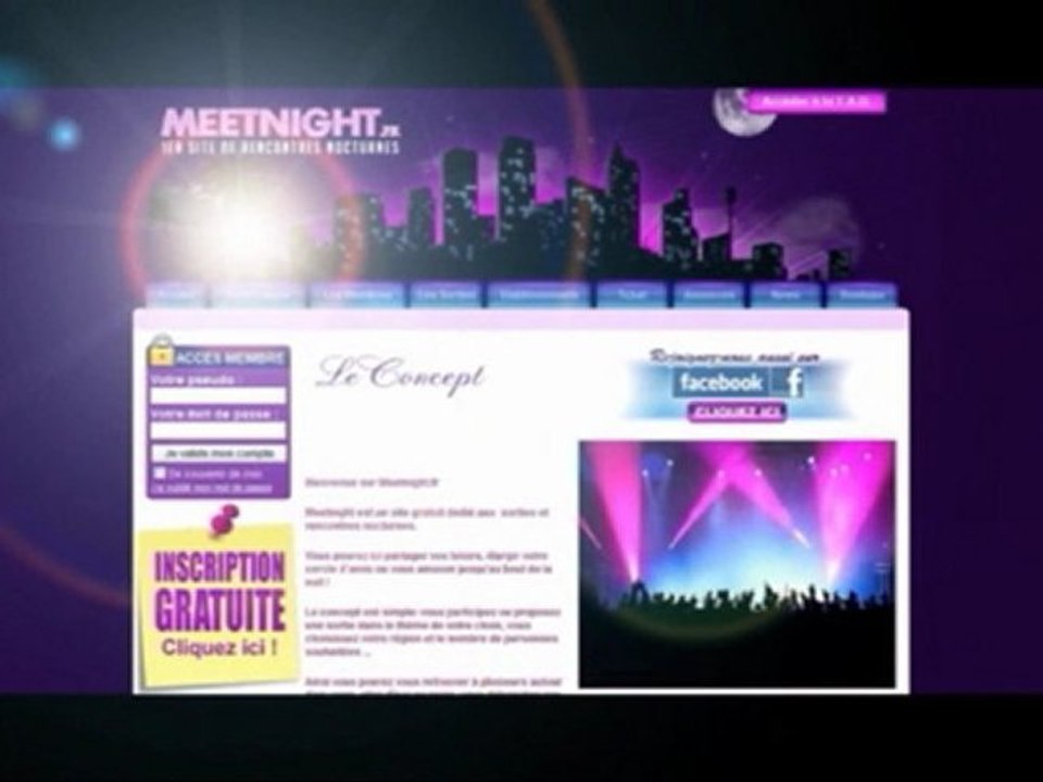 meetnight.fr : Le rendez-vous des noctambules