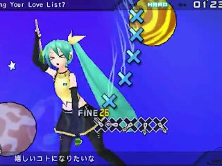 Project Diva 2nd - Miku elle a des petites couettes bleue-vertes