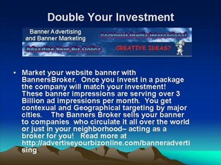 How To Make Money With Banner Advertising