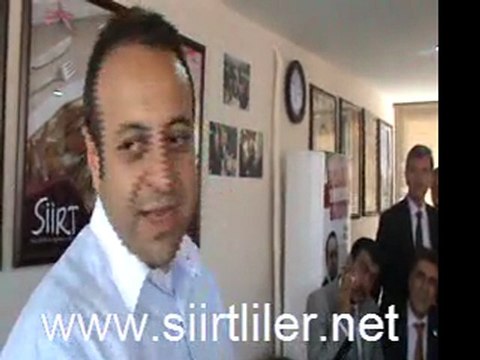 egemen bağış siirtliler derneğinde - siirtliler.net