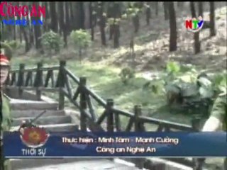 Diễn tập bảo vệ lễ khánh thành mộ thân mẫu Bác Hồ