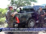 Guatemala: capturan a presuntos Zetas con 336 kilos de cocaína