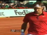 Federer × Monfils from 2-1 set 3 part 2