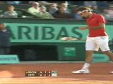 Federer × Monfils from 2-1 set 3 part 5