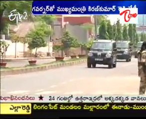 CM Kiran Kumar Reddy meets Governor