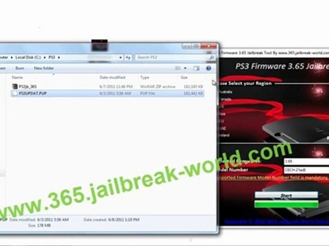 PS3 jailbreak 3.65 firmware + Download Link