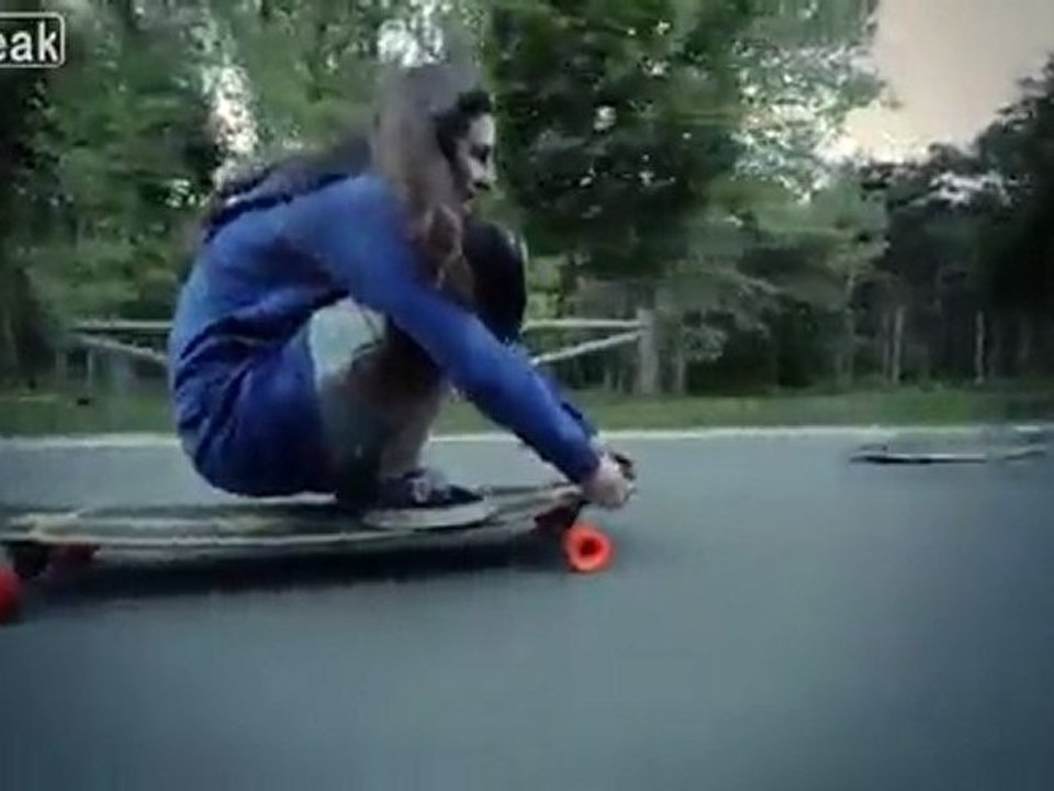 Longboard Mädchen Mannschaft. Madrid