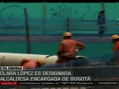 Clara López es designada alcaldesa encargada de Bogotá