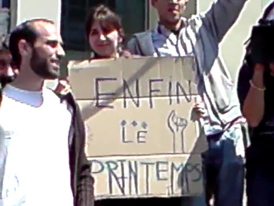 "Les indignés " le 29 Mai Paris Bastille 14h34 (2011) : la  "Prise de la Bastille" de Démocratie réelle maintenant !