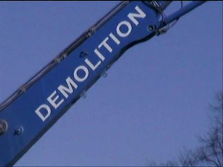 Démolition d'immeuble à Vandoeuvre-les-Nancy