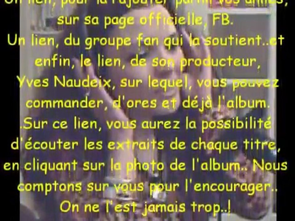 Sortie du 1er Album de Thaly " Emporte-moi"...Le 6 Juin 2011 par Valérie Combe-parolière