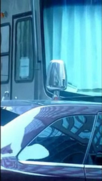 Robert Pattinson leaving the set of Cosmopolis