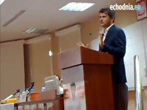 Janusz Palikot w Kielcach