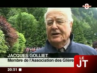 Nicolas Sarkozy sur le plateau des Glières (Haute-Savoie)