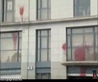 Pintadas en la sede del PSOE valenciano