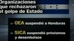 No sólo la OEA condenó a Honduras por el golpe de estado