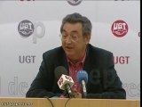 UGT muestra su rechazo a los recortes del Gobierno