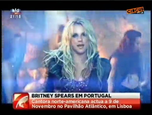 SIC Jornal da Noite 'Britney Spears em Portugal'