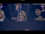 Shakira Sad reaction at Barcelona vs Real Madrid game Triste final Copa del Rey