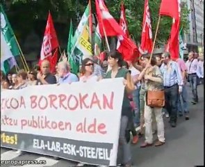 Euskadi se moviliza contra los recortes