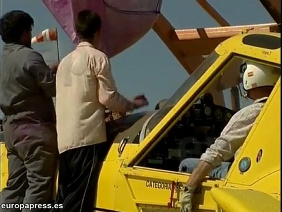 Aparatoso accidente de una avioneta