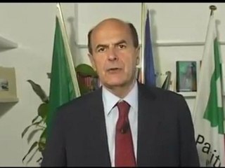Bersani - SI al referendum sull'acqua pubblica