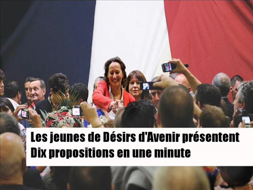 Dix propositions de Ségolène Royal
