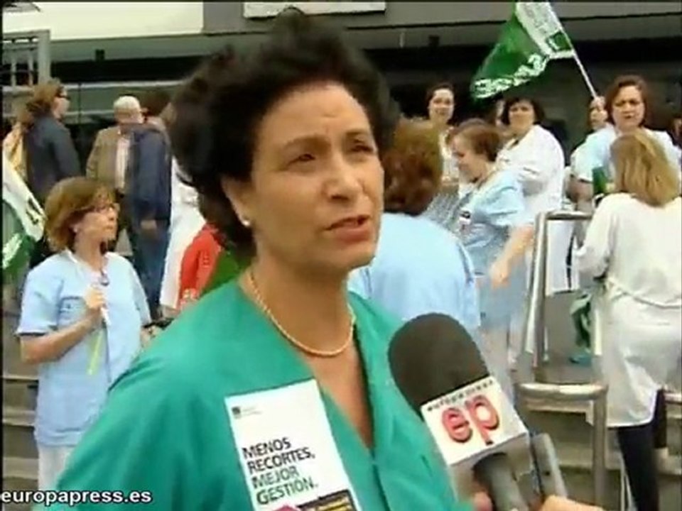 Lo médicos 'se paran' contra los recortes