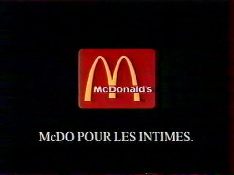 Publicité Mc Morning Mc Donald's 1998