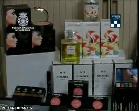 Policía interviene 11.000 cosméticos falsos
