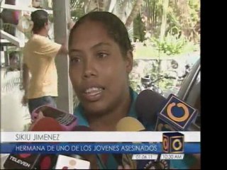 Dos jóvenes aparecen muertos en Caracas