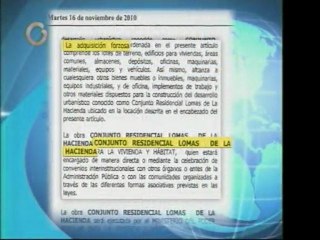 Complejo residencial expropiado en 2010