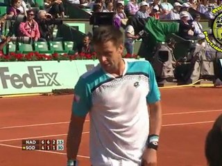 [HD] SET2 SET3 Rafael Nadal vs Robin Soderling QF ROLAND GARROS 2011 [Highlights by Courtyman]