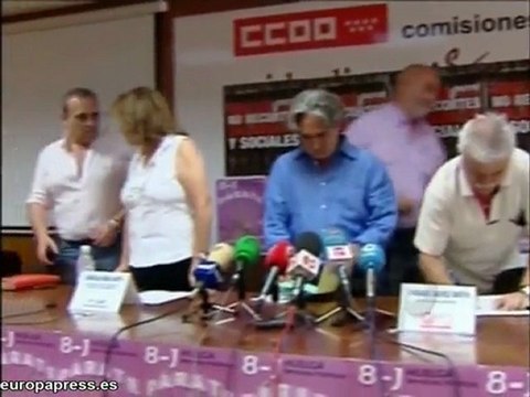 Sindicatos anuncian paro para el dia ocho