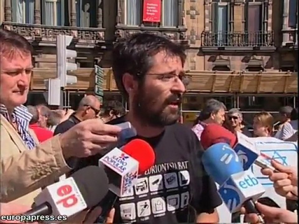 Antimilitares contra el ataque israelí