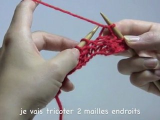 De fil en aiguille 05 - Maille torse sur envers