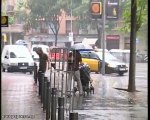 Lluvia y bajada de temperaturas en Barcelona