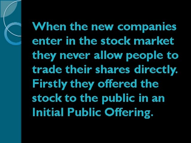 Stock Market Tutorial