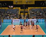 Japan Women's National Volleyball Team - Block in Action