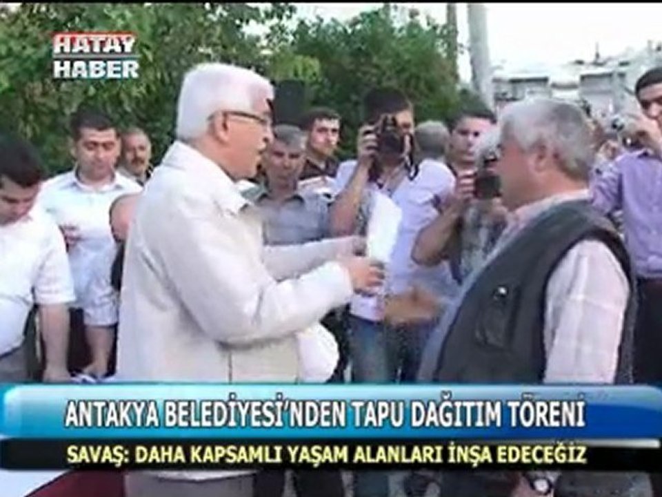 tapu dağıtım töreni