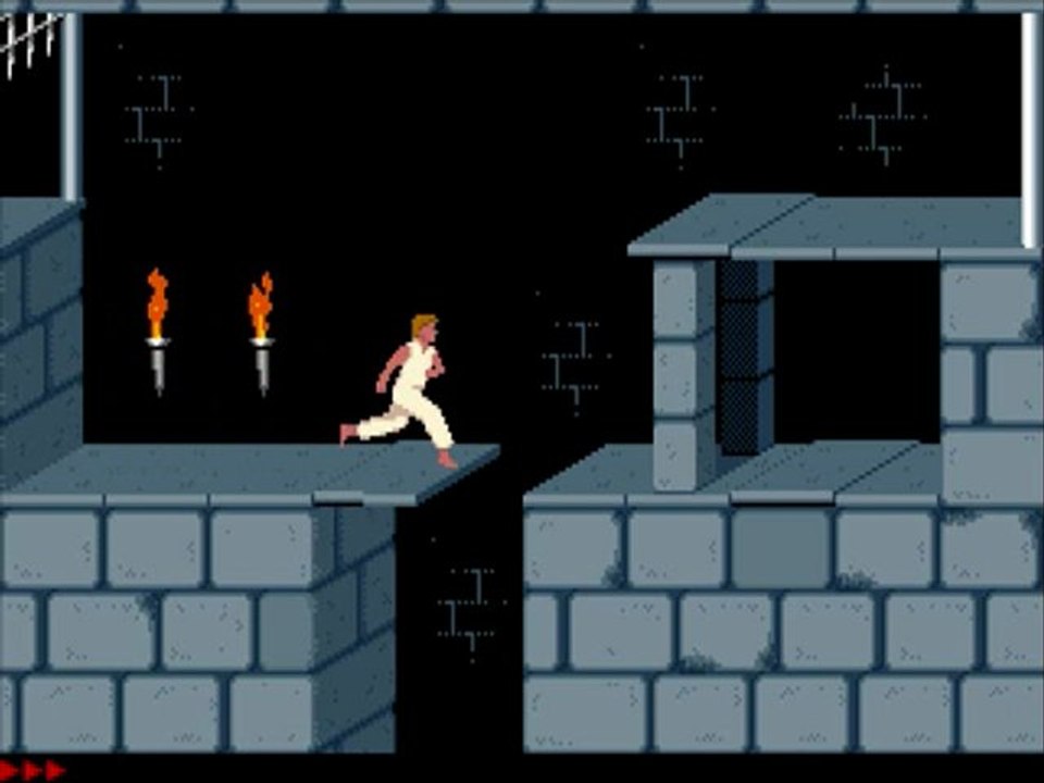 Prince of persia level 1 (1989 DOS) Walktrough/guide vidéo