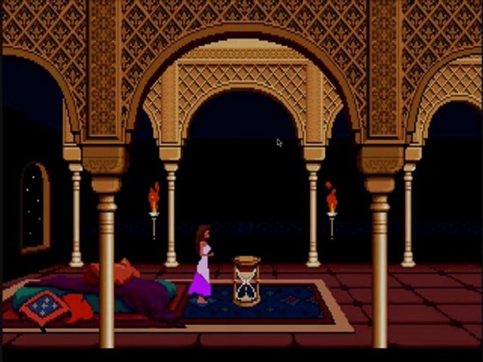 Prince of persia level 2  (1989 DOS) Walktrough/guide vidéo