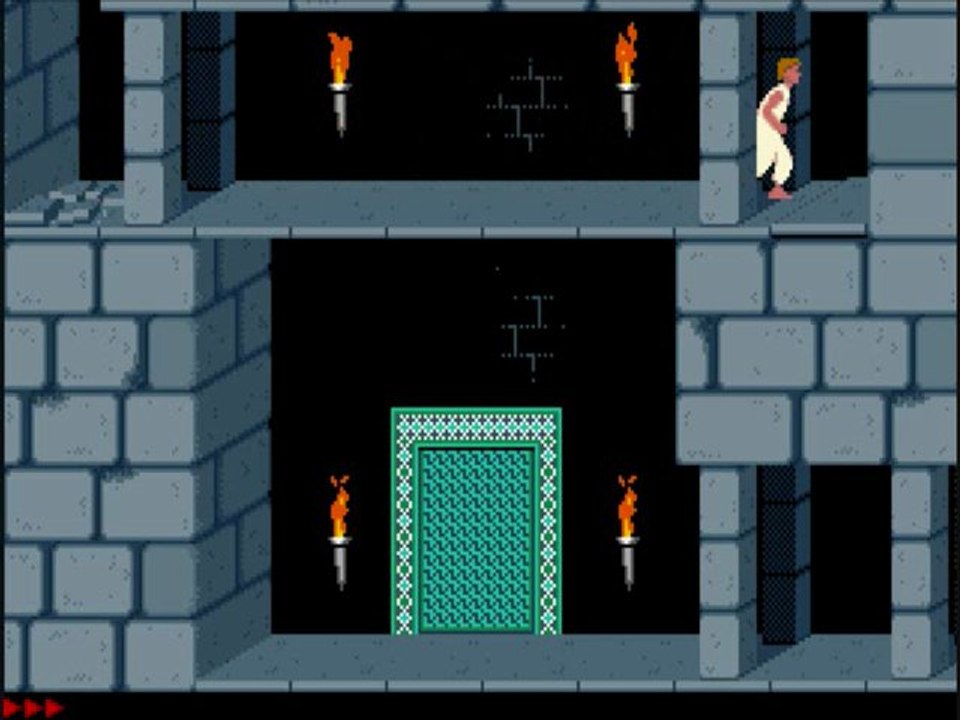 Prince of persia level 4 (1989 DOS) Walktrough/guide vidéo
