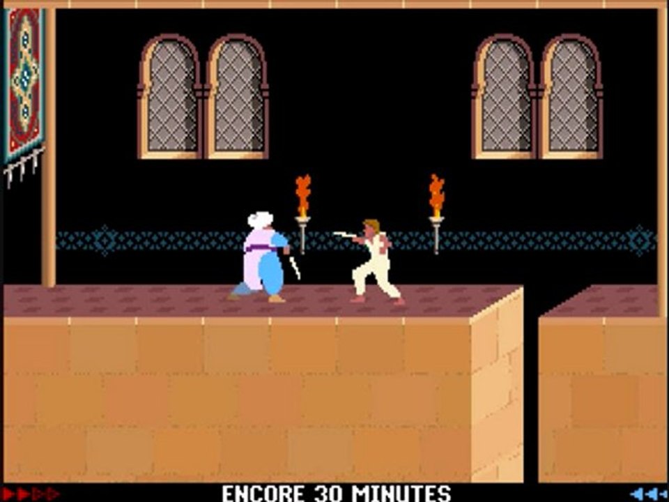 Prince of persia level 7 (1989 DOS) Walktrough/guide vidéo