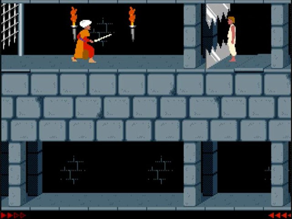 Prince of persia level 9 (1989 DOS) Walktrough/guide vidéo